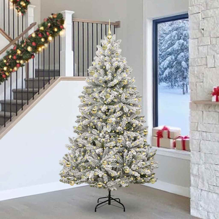 Brad de Crăciun artificial 240 cm 300 LED-uri Alb cald - WALTI WALTI