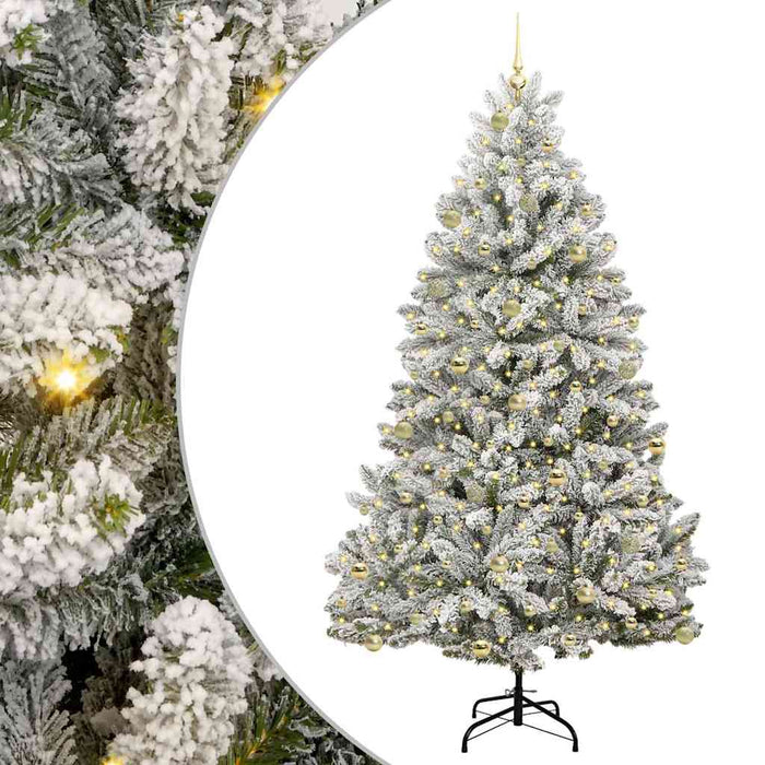 Brad de Crăciun artificial 240 cm 300 LED-uri Alb cald - WALTI WALTI