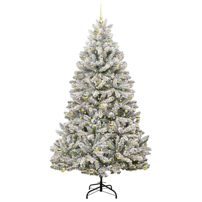 Brad de Crăciun artificial 240 cm 300 LED-uri Alb cald - WALTI WALTI