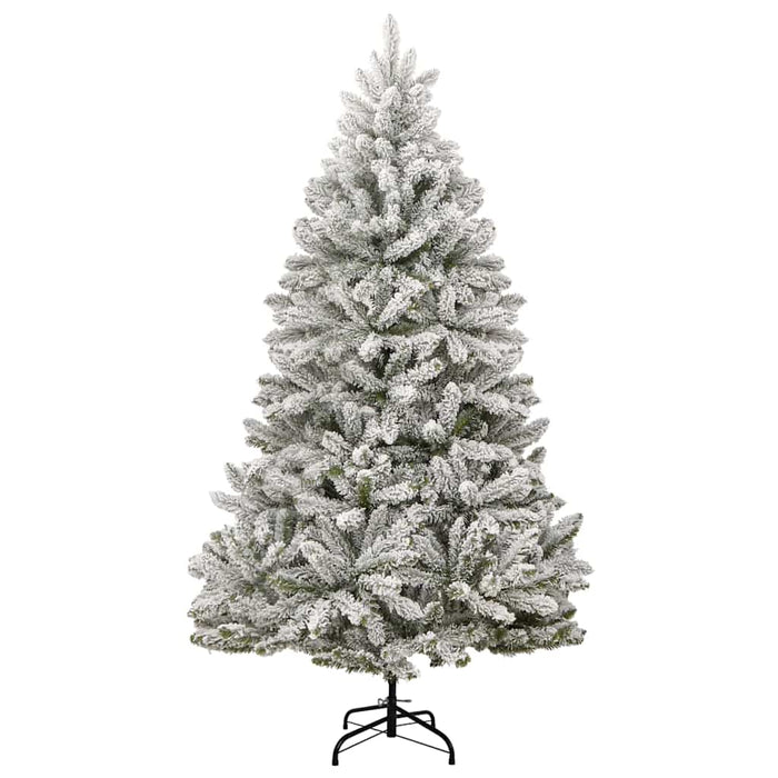 Brad de Crăciun artificial Verde și alb 300 cm PVC și Metal - WALTI WALTI