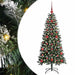 Brad de Crăciun artificial cu 150 LED Verde 50 x 50 x 120 cm - WALTI WALTI