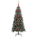 Brad de Crăciun artificial cu 150 LED Verde 50 x 50 x 120 cm - WALTI WALTI