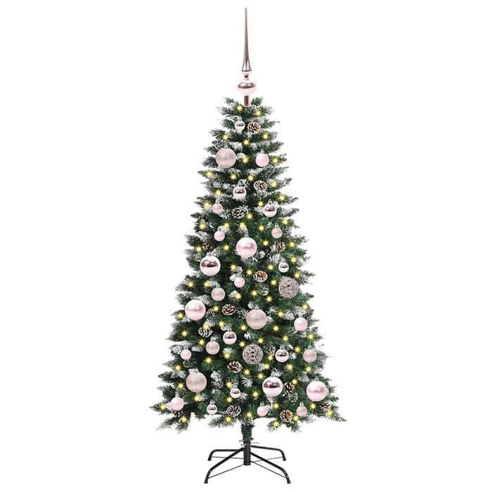 Brad de Crăciun artificial cu 150 LED Verde 55 x 55 x 120 cm - WALTI WALTI