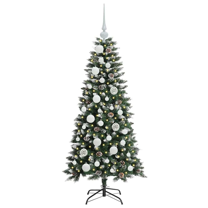 Brad de Crăciun artificial cu 150 LED Verde 55 x 55 x 120 cm - WALTI WALTI