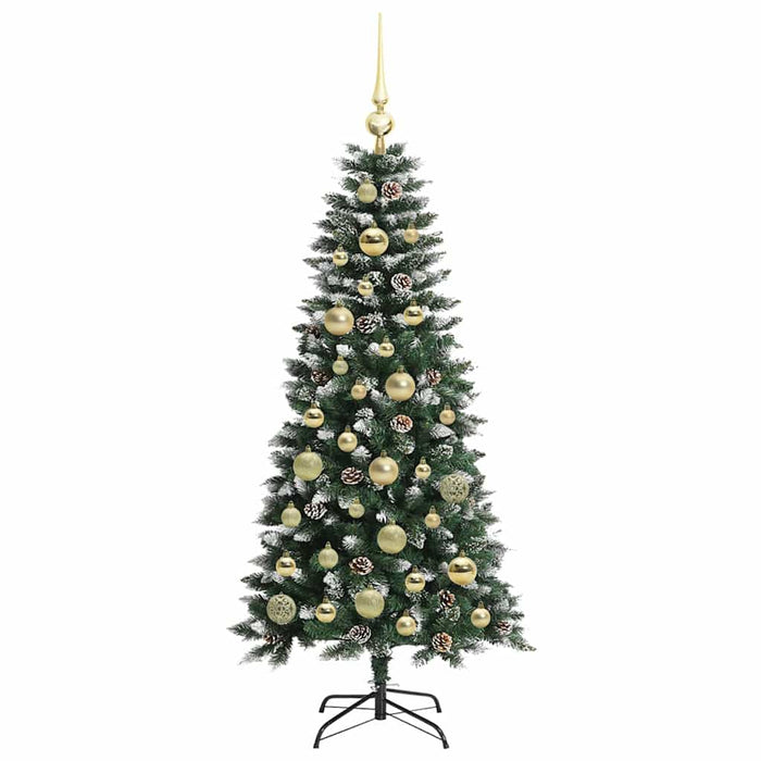 Brad de Crăciun artificial cu 150 LED Verde 55 x 55 x 120 cm - WALTI WALTI