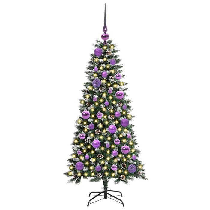 Brad de Crăciun artificial cu 150 LED Verde 55 x 55 x 120 cm - WALTI WALTI