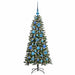 Brad de Crăciun artificial cu 150 LED Verde 50 x 50 x 120 cm - WALTI WALTI