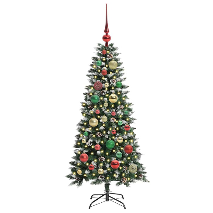 Brad de Crăciun artificial cu 150 LED Verde 55 x 55 x 120 cm - WALTI WALTI