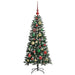 Brad de Crăciun artificial cu 150 LED Verde 55 x 55 x 120 cm - WALTI WALTI
