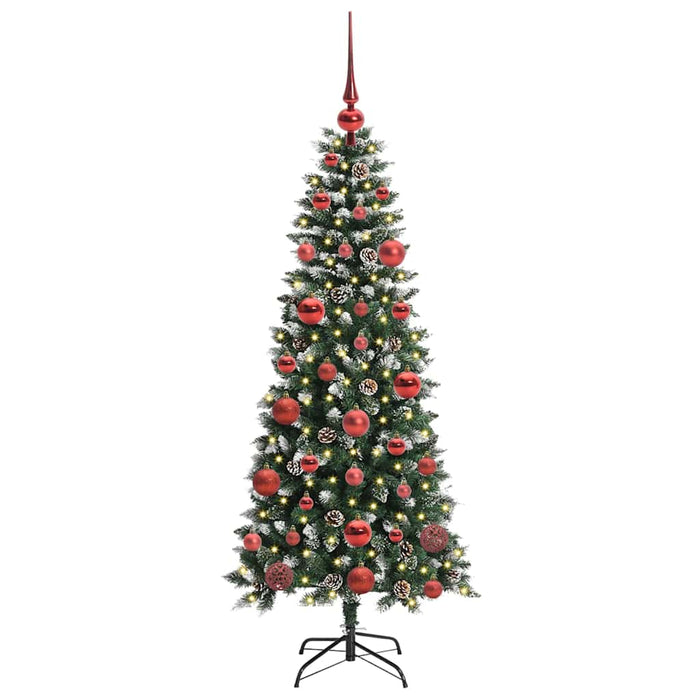 Brad de Crăciun artificial cu 150 LED Verde 66 x 66 x 150 cm - WALTI WALTI