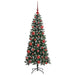 Brad de Crăciun artificial cu 150 LED Verde 66 x 66 x 150 cm - WALTI WALTI