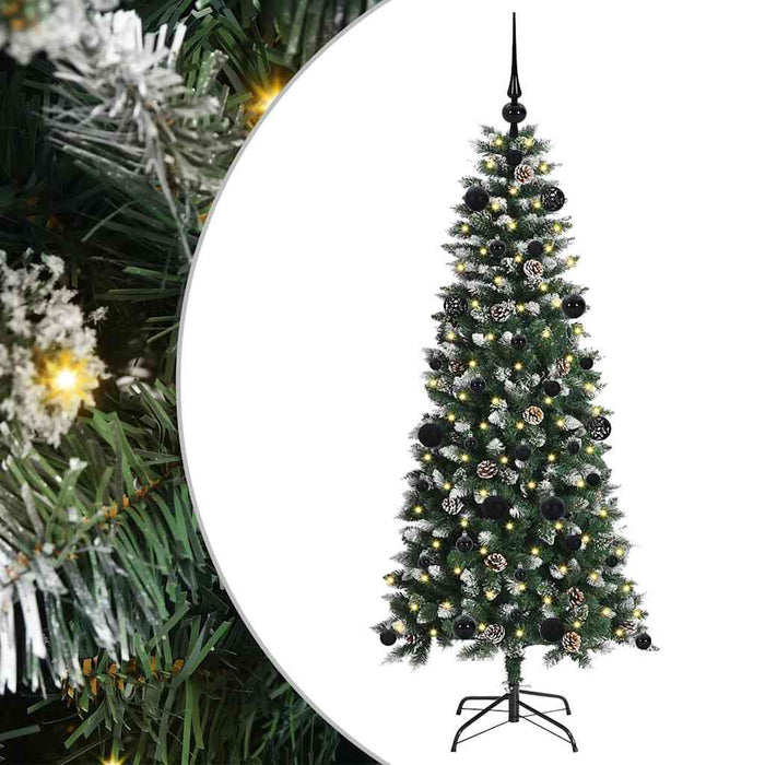 Brad de Crăciun artificial cu 150 LED Verde 66 x 66 x 150 cm - WALTI WALTI