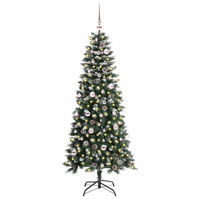 Brad de Crăciun artificial cu 150 LED Verde 66 x 66 x 150 cm - WALTI WALTI