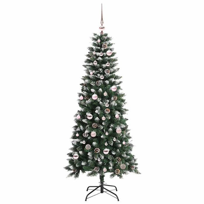 Brad de Crăciun artificial cu 150 LED Verde 66 x 66 x 150 cm - WALTI WALTI