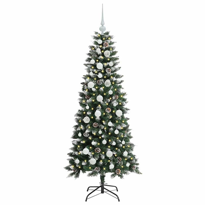 Brad de Crăciun artificial cu 150 LED Verde 66 x 66 x 150 cm - WALTI WALTI