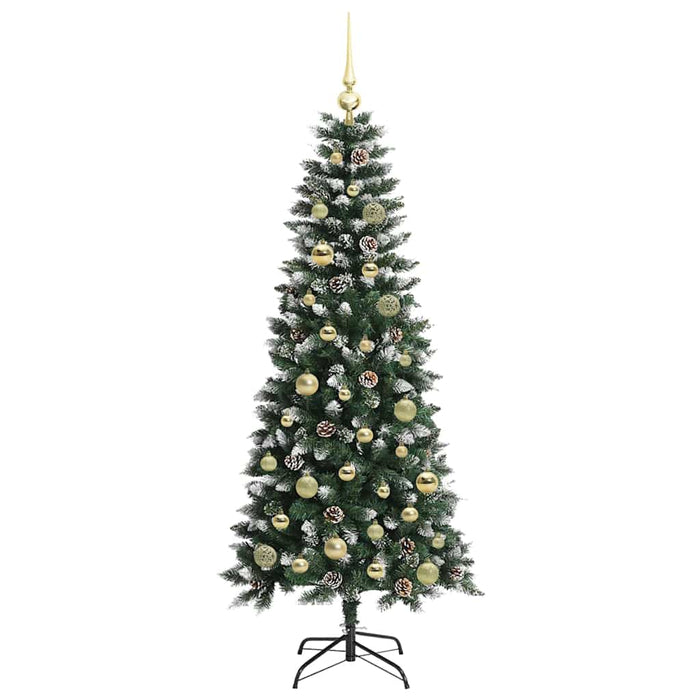 Brad de Crăciun artificial cu 150 LED Verde 66 x 66 x 150 cm - WALTI WALTI