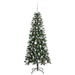 Brad de Crăciun artificial cu 150 LED Verde 66 x 66 x 150 cm - WALTI WALTI
