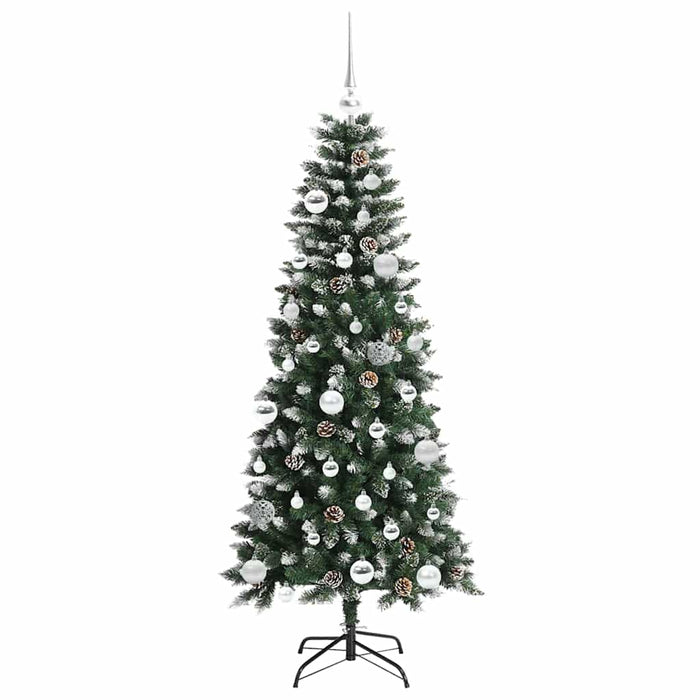 Brad de Crăciun artificial cu 150 LED Verde 66 x 66 x 150 cm - WALTI WALTI