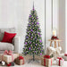 Brad de Crăciun artificial cu 150 LED Verde 66 x 66 x 150 cm - WALTI WALTI