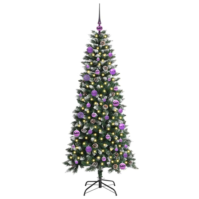 Brad de Crăciun artificial cu 150 LED Verde 66 x 66 x 150 cm - WALTI WALTI