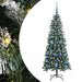 Brad de Crăciun artificial cu 150 LED Verde 66 x 66 x 150 cm - WALTI WALTI