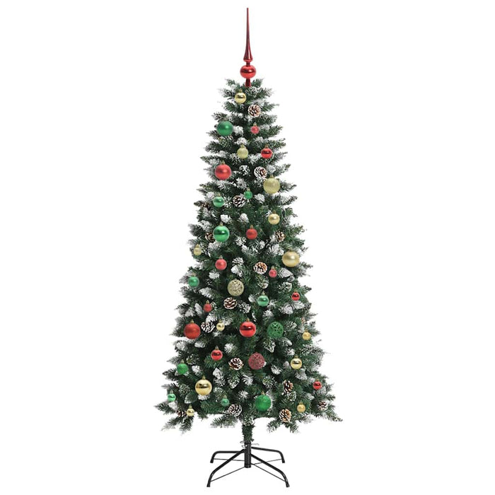 Brad de Crăciun artificial cu 150 LED Verde 66 x 66 x 150 cm - WALTI WALTI
