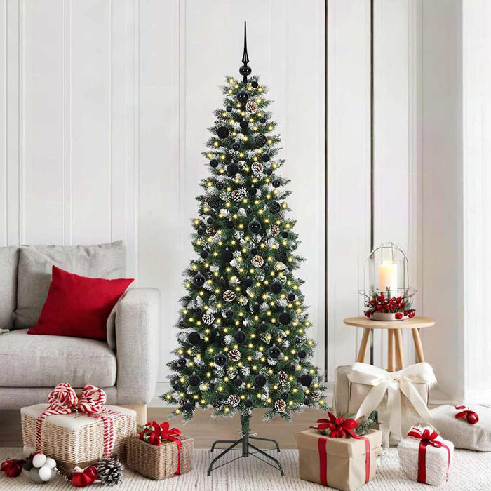 Brad de Crăciun artificial cu 300 LED Verde 76 x 76 x 180 cm - WALTI WALTI