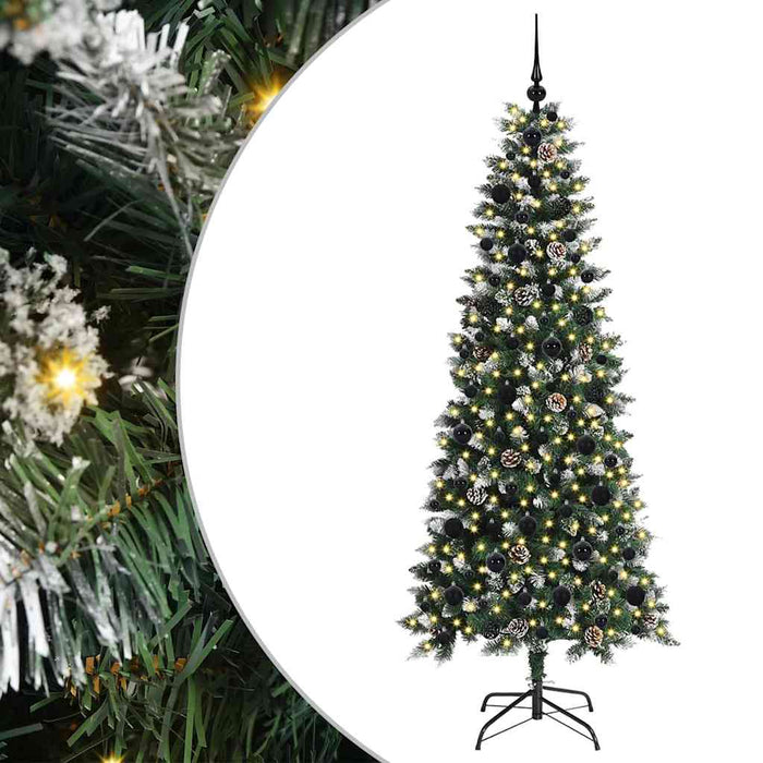 Brad de Crăciun artificial cu 300 LED Verde 76 x 76 x 180 cm - WALTI WALTI