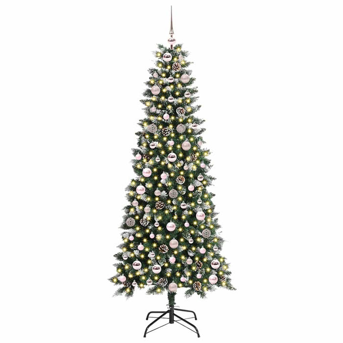 Brad de Crăciun artificial cu 300 LED Verde 76 x 76 x 180 cm - WALTI WALTI
