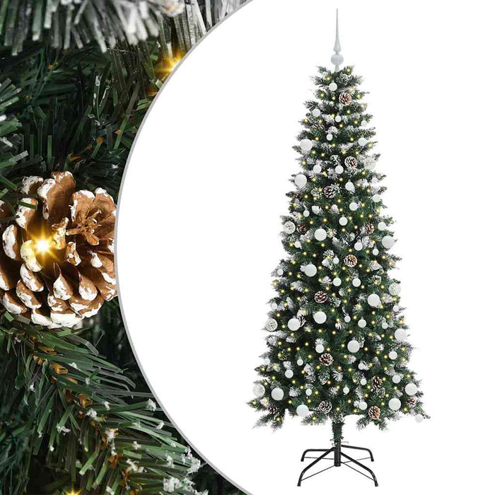 Brad de Crăciun artificial cu 300 LED Verde 76 x 76 x 180 cm - WALTI WALTI