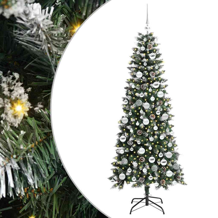 Brad de Crăciun artificial cu 300 LED Verde 76 x 76 x 180 cm - WALTI WALTI