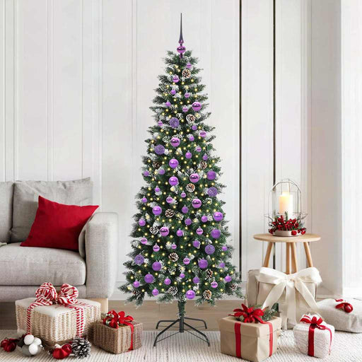 Brad de Crăciun artificial cu 300 LED Verde 76 x 76 x 180 cm - WALTI WALTI