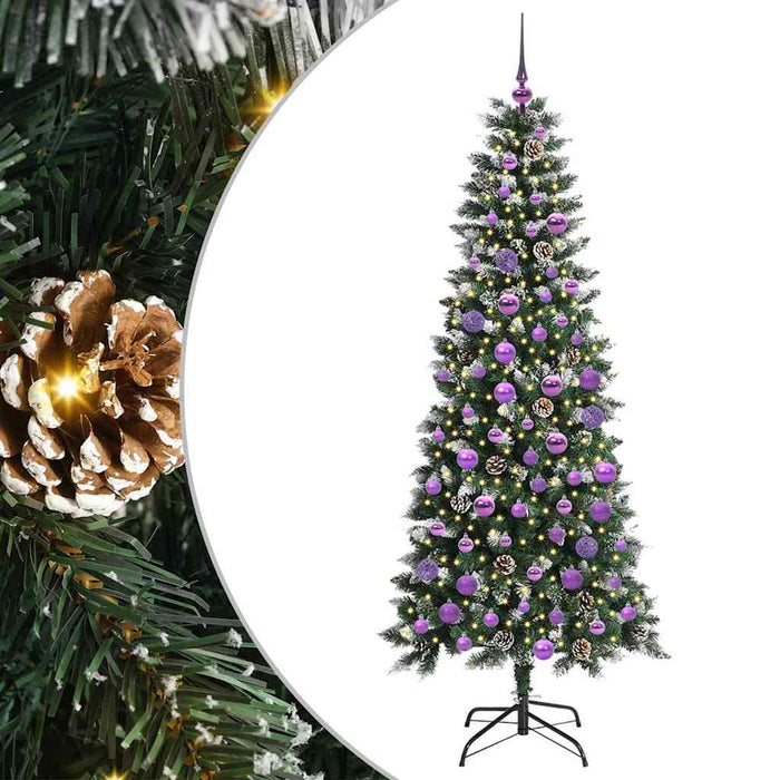Brad de Crăciun artificial cu 300 LED Verde 76 x 76 x 180 cm - WALTI WALTI