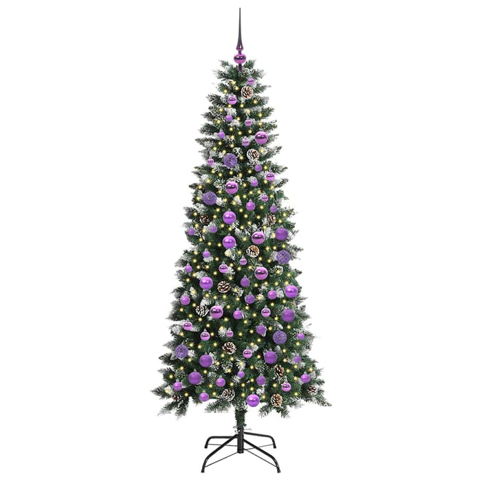Brad de Crăciun artificial cu 300 LED Verde 76 x 76 x 180 cm - WALTI WALTI