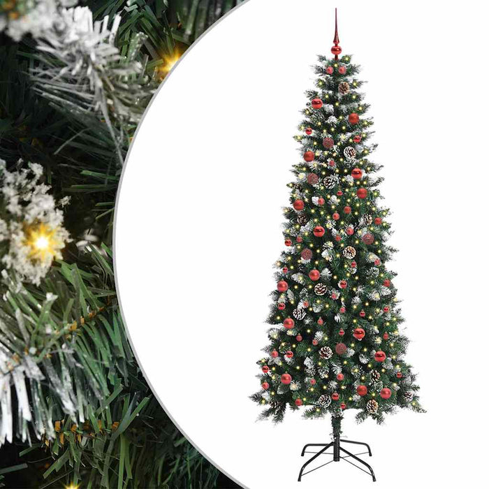 Brad de Crăciun artificial cu 300 LED Verde 86 x 86 x 210 cm - WALTI WALTI