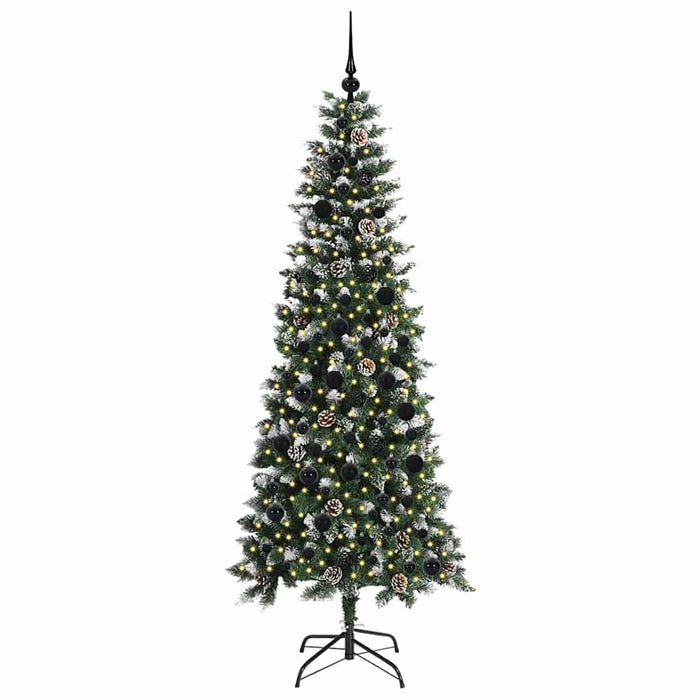 Brad de Crăciun artificial cu 300 LED Verde 86 x 86 x 210 cm - WALTI WALTI
