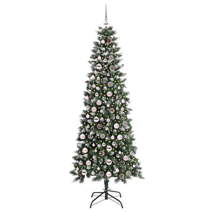 Brad de Crăciun artificial cu 300 LED Verde 86 x 86 x 210 cm - WALTI WALTI
