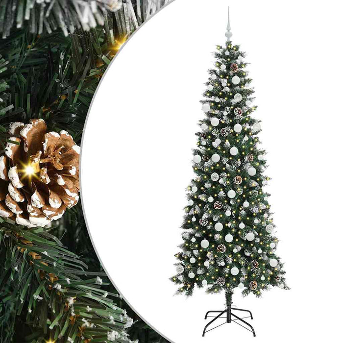 Brad de Crăciun artificial cu 300 LED Verde 86 x 86 x 210 cm - WALTI WALTI