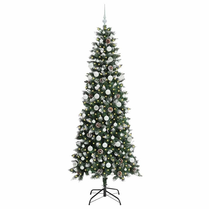 Brad de Crăciun artificial cu 300 LED Verde 86 x 86 x 210 cm - WALTI WALTI