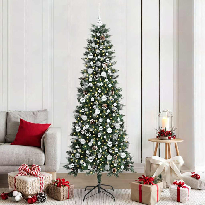 Brad de Crăciun artificial cu 300 LED Verde 86 x 86 x 210 cm - WALTI WALTI