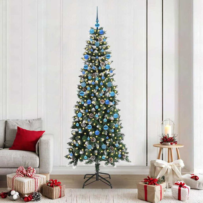 Brad de Crăciun artificial cu 300 LED Verde 86 x 86 x 210 cm - WALTI WALTI