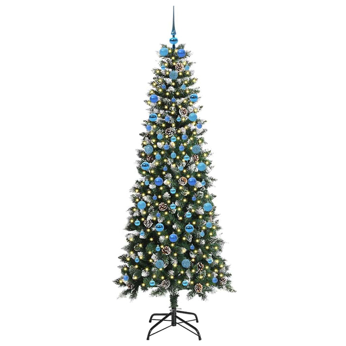 Brad de Crăciun artificial cu 300 LED Verde 86 x 86 x 210 cm - WALTI WALTI