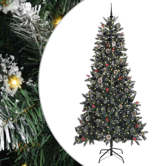 Brad de Crăciun artificial cu 300 LED Verde 96 x 96 x 240 cm - WALTI WALTI