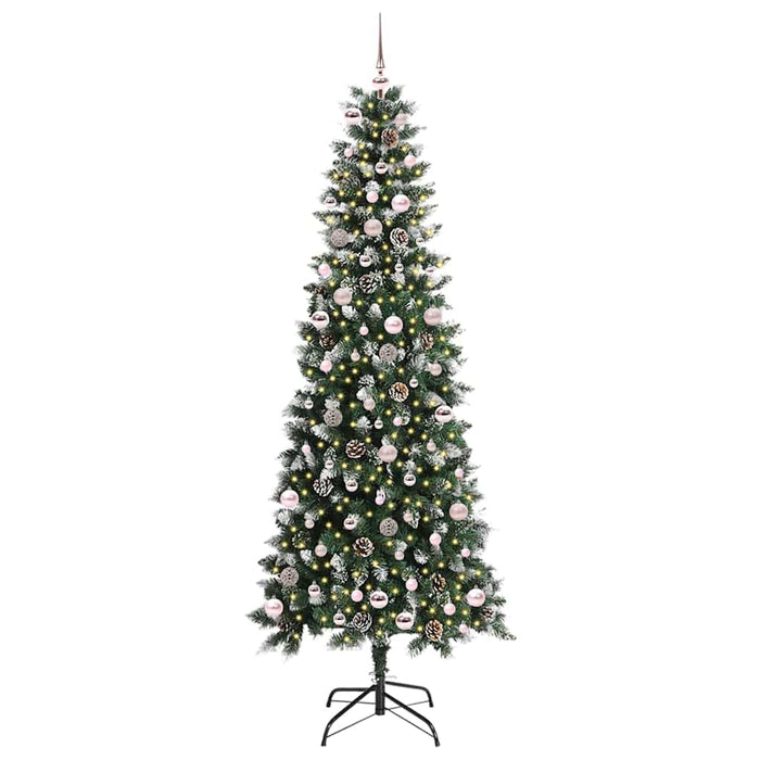 Brad de Crăciun artificial cu 300 LED Verde 96 x 96 x 240 cm - WALTI WALTI