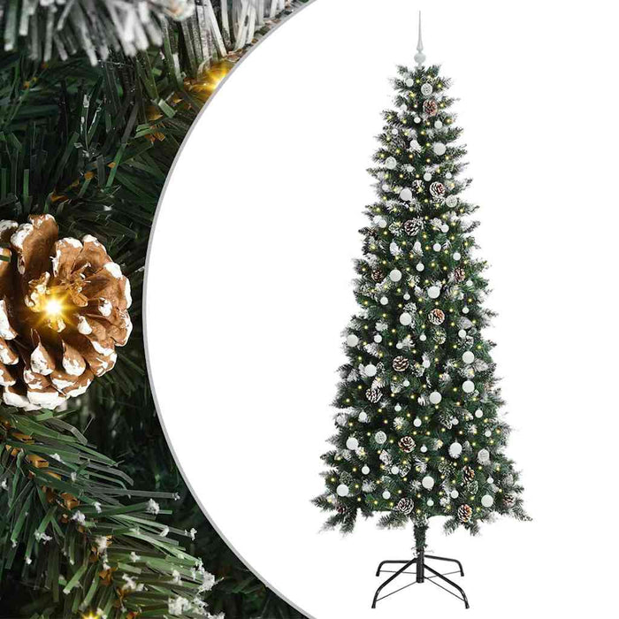 Brad de Crăciun artificial cu 300 LED Verde 96 x 96 x 240 cm - WALTI WALTI