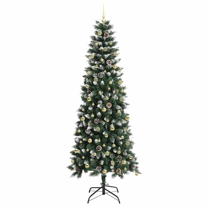 Brad de Crăciun artificial Verde 240 cm PVC, plastic și oțel WALTI