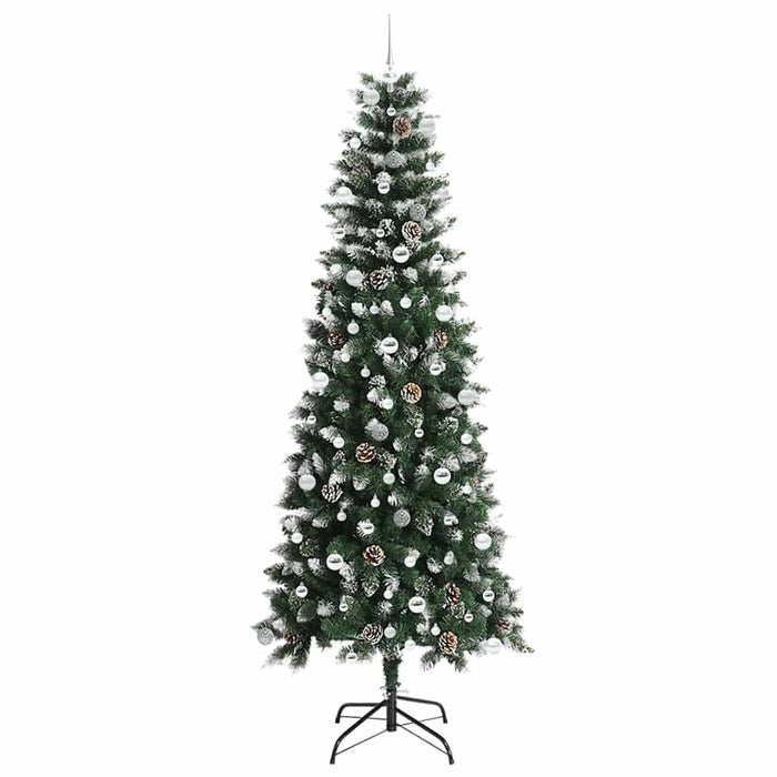 Brad de Crăciun artificial Verde 240 cm PVC, plastic și oțel WALTI
