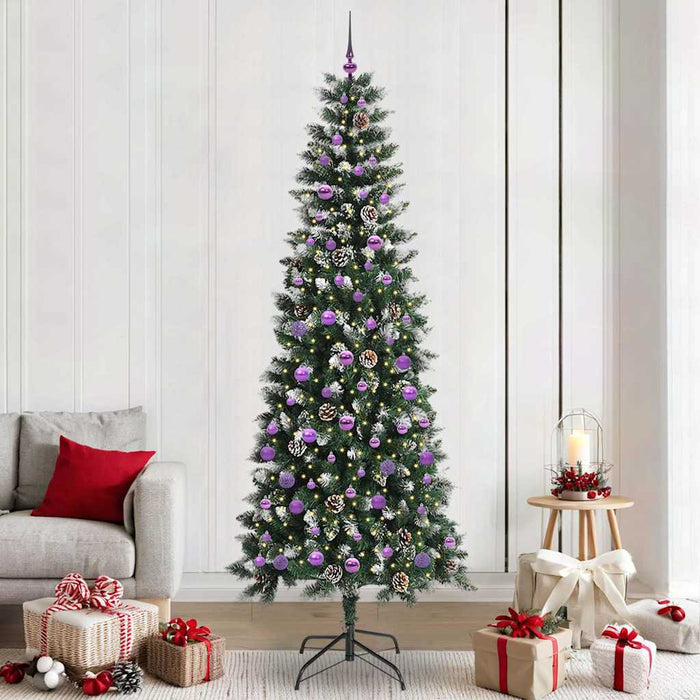 Brad de Crăciun artificial cu 300 LED Verde 96 x 96 x 240 cm - WALTI WALTI
