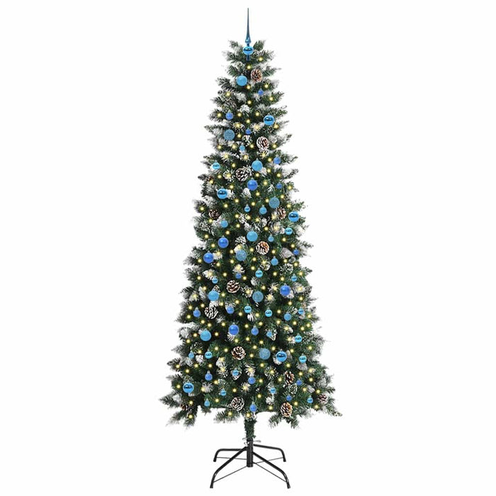 Brad de Crăciun artificial cu 300 LED Verde 96 x 96 x 240 cm - WALTI WALTI