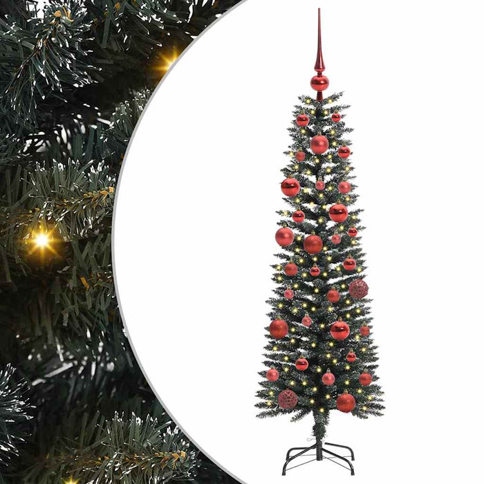 Brad de Crăciun artificial cu 150 LED Verde 43 x 43 x 150 cm - WALTI WALTI